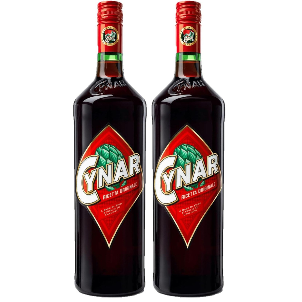 Cynar 70 Cl 165 Abv Italian Bitter Artichoke Amaro Liqueur Pack Of 2