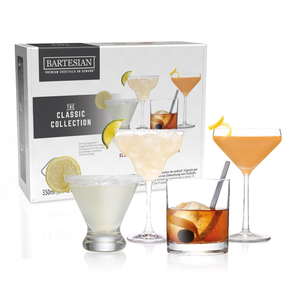 Bartesian Classic Collection Cocktail Mixer Capsules For Cocktail Machine –