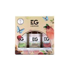 Edinburgh Gin Flavoured Gin Liqueur Gift Pack  3 x 5cl  20 ABV  Featuring F