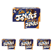McVities Jaffa Cakes Original Jaffa Jonuts 4 x 43 g Chocolate Coated Donuts