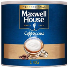 Maxwell House Cappuccino Instant Coffee 1kg Tin 1000 Grams