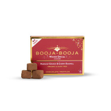 Booja Booja Winter Special Hazelnut Crunch Cherry Bakewell Vegan Chocola