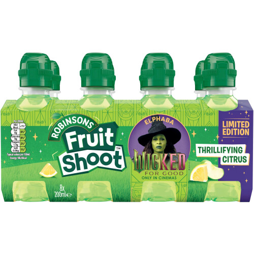 FRUIT SHOOT ELPHABA Thrillifying Citrus 200ml Pack of 8 2