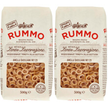 Rummo Anelli Siciliani Hoops No 23 – Authentic Sicilian Pasta ArtisanMade f