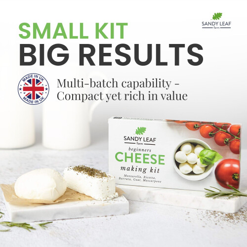 Sandy Leaf Farm Cheese Making Kit  Make 5 Different Cheeses Homemade DIY Ri 1