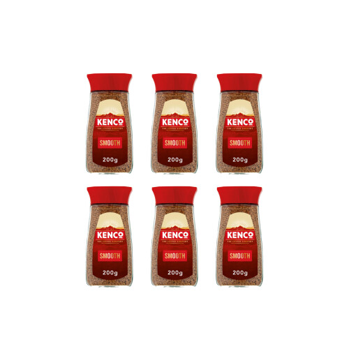 Kenco Kenco Smooth Instant Coffee 200g (Pack of
