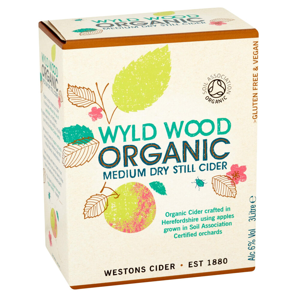 Westons Wyld Wood Organic Still Cider 3 L Case Of 4