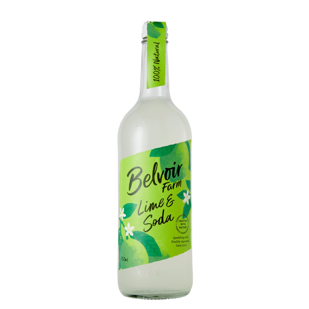 Belvoir Fruit Farms Belvoir Farm Sparkling Lime Soda Freshly Squeezed Limes Pure Spring Wate