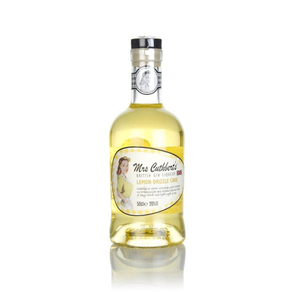 Mrs Cuthbert's Lemon Drizzle Cake British Gin Liqueur 50Cl