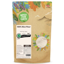 Wholefood Earth 100 Rice Flour 1 kg GMO Free Packaging May Vary
