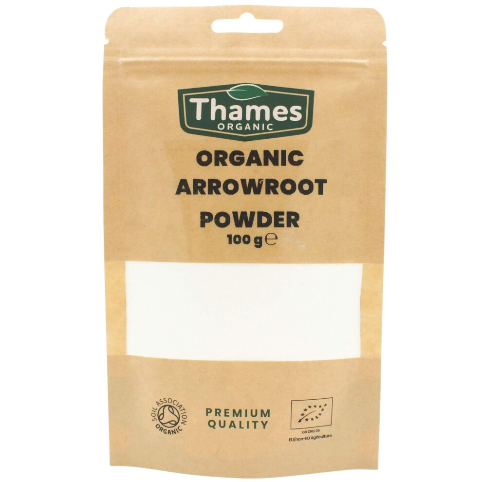 Thames Organic Organic Arrowroot Powder 100G Arrowroot Flour Starch Nongmo Thickening Age
