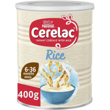 Cerelac Rice with Milk Infant Cereal, 6 months+, 400 g (Pack of 1)