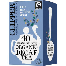 Clipper Organic Everyday Decaf Tea Bags  Natural Unbleached PlantBased Biod