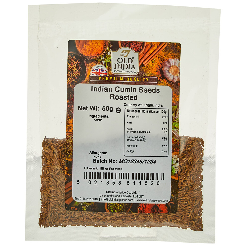 Old India Indian Cumin Seeds Roasted 50G