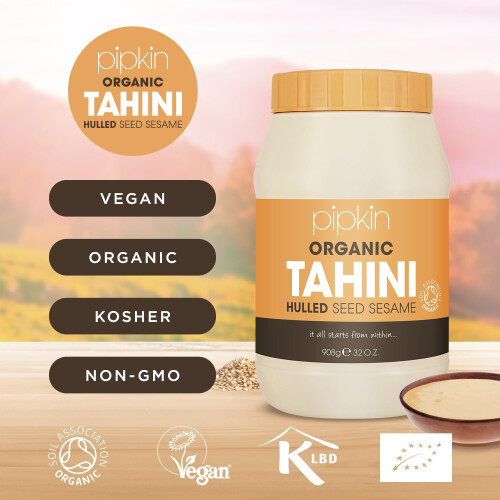 Pipkin 100% Organic Tahini Paste 908g – 1