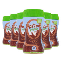 Options Vegan Belgian Hot Chocolate Drink Multipack of 6 x 200 g Jars