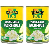 Tropical Sun Young Green Jackfruit in Water 400g Pack of 2