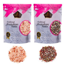 Cerez Pazari Rainbow Peppercorn Blend 200g and Himalayan Pink Salt Coarse G