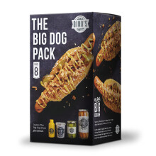 Dinos Famous The Big Dog Pack Hot Dog Kit 1 x 720 g Brooklyn Big Dogs Jar