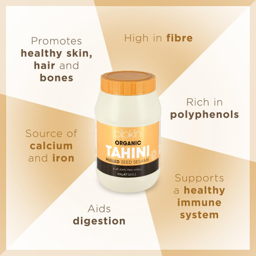 Pipkin 100% Organic Tahini Paste 908g – 2