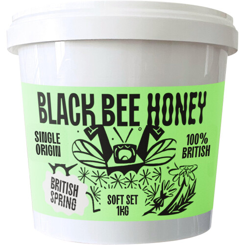 Black Bee Honey - Pure Spring British