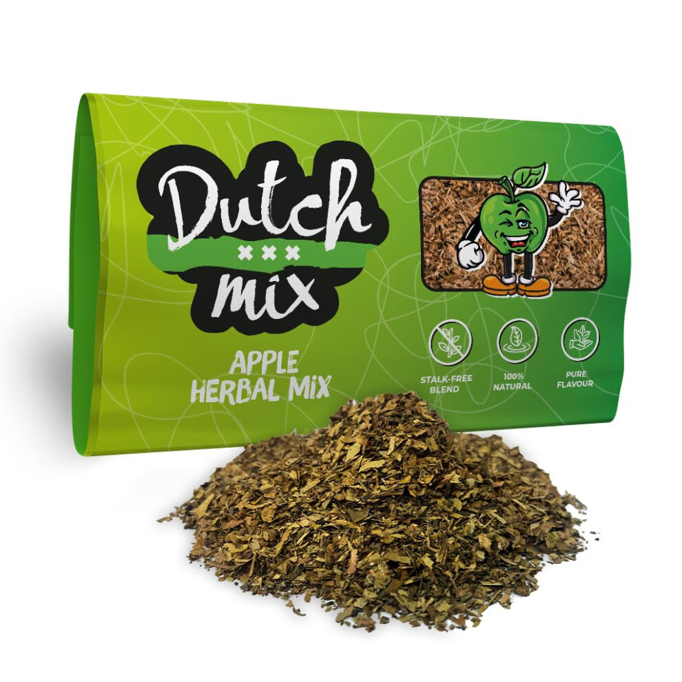 Dutch Mix Apple Stalkfree Natural 30G Quality Herbal Mix Amsterdam Herb