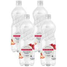 by Amazon Sparkling Summer Fruits Water 1L Strawberry Pack of 4