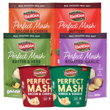 Idahoan Perfect Mash Potato Variety Pack 109g  Instant Mashed Potato Butter