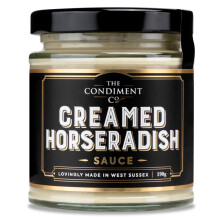 The Condiment Company Creamed Horseradish  Gluten Free and Vegetarian 190g