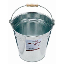 Best House 9L 12L 15L 18 L Metal Bucket Galvanised Multipurpose Strong
