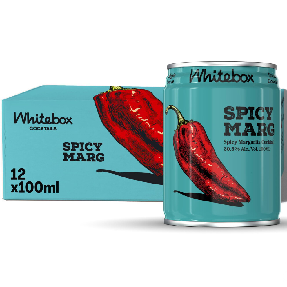 Whitebox Cocktails Single Serve Classic Spicy Margarita — Case Of 12 Cockta