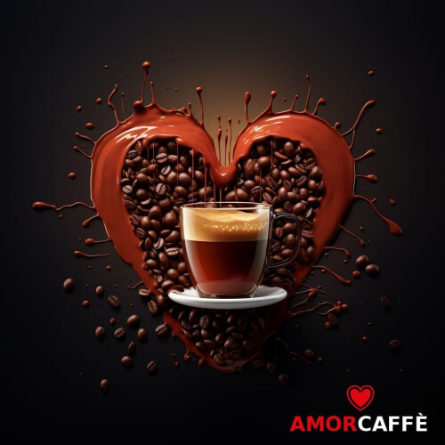 AMORCAFFÈ 100 Decaffeinated Coffee Capsules Pods Compatible with Lavazza A 1