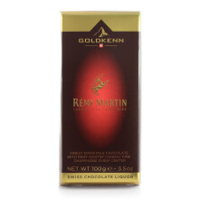 Goldkenn Swiss Milk Chocolate Bar with Rémy Martin Cognac 100g Premium Cho