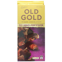 Candy Cadbury Old Gold Jamaica Rum and Raisin Dark Chocolate 180g