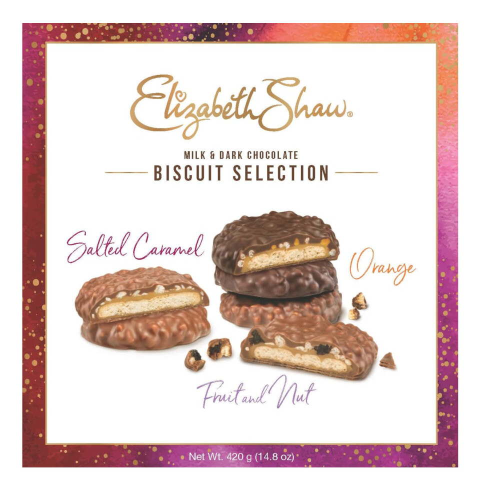 Elizabeth Shaw Biscuit Gift Pack – Milk And Chocolate Biscuit Selectio Dark