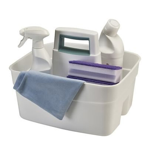Lakeland lakeland Deep Multipurpose Cleaning Caddy White – Tall Sides Prevent Items 2