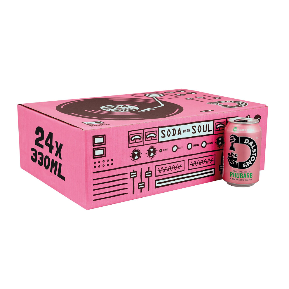Dalston's Sparkling Rhubarb Soda (24 X 330Ml)