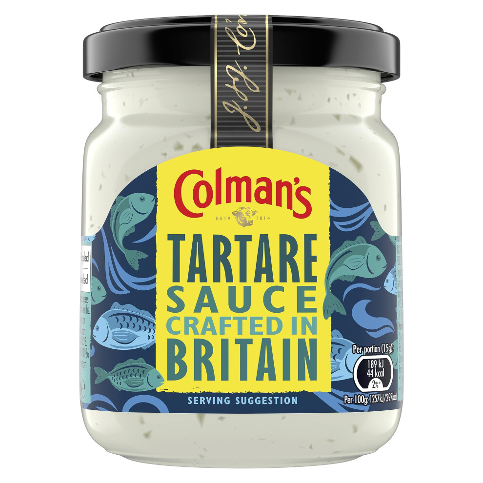 Colman's Tartare Sauce Crafted In Britain The Perfect Condiment For Fish Ch