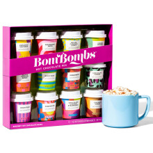 BomBombs Hot Chocolate Mix Gift Set with Mini Cup Packaging Dessert Flavour