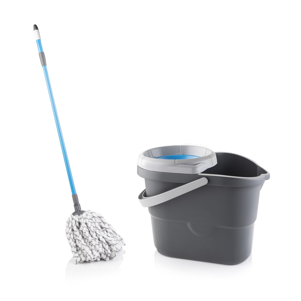 Minky Xl Dual Action Mop Vortex Bucket Microfibre Mop And Bucket With Wrin