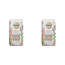 Biona Organic Wild Rice Mix 500g Pack of 2
