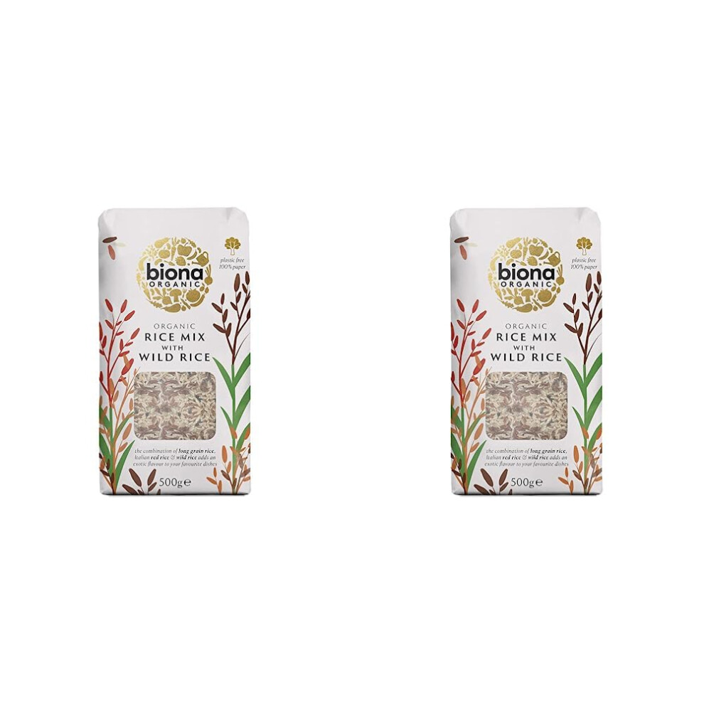 Biona Organic Wild Rice Mix 500G Pack Of 2