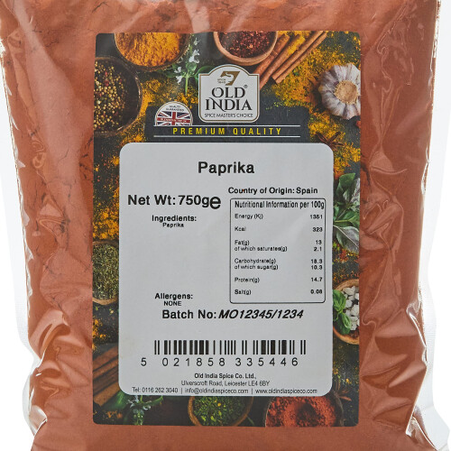 Old India Paprika 750 g 1