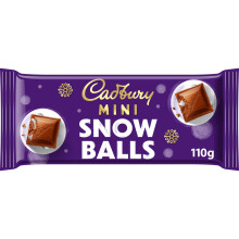 Cadbury Dairy Milk Mini Snowballs Chocolate Bar Dairy Milk with Mini Festiv