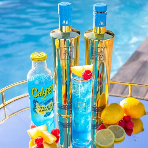 Au Vodka Blue Raspberry 70cl 2