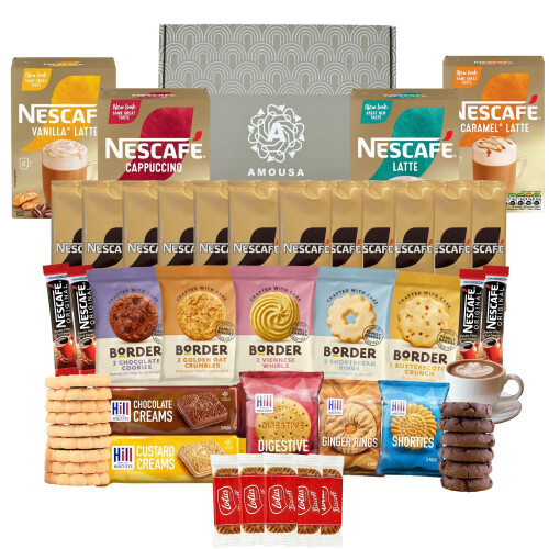 Instant Coffee Gift Set – This Coffee Hamper includes 46x Items  Gift Set f