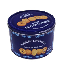 Danish Butter Cookies Assortment with sticker Luxury Festive Biscuits For