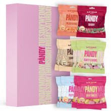 PANDY Candy 10 Pack Swedish Gummy Sweets Only 1g Sugar 70 Calories Mixed