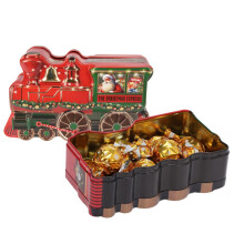 Christmas Chocolate Christmas Train Tin With Assorted Foiled Chocolates Ad