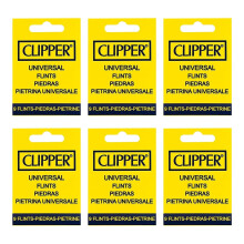 54 x Clipper Universal Lighter Flints Reusable Lighter Flint Refill 6 Pac